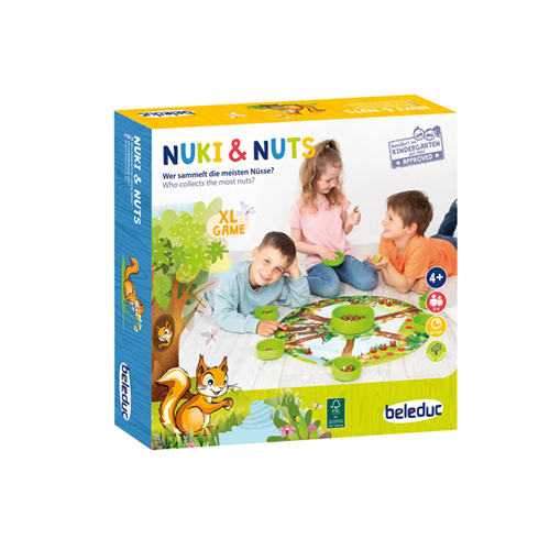 Nuki & Nuts - XXL Spel | Beleduc Nuki & Nuts - XXL Spel | Beleduc